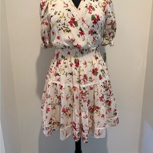 NWT Floral Wrap Dress